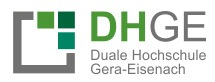 Duale Hochschule Gera-Eisenach